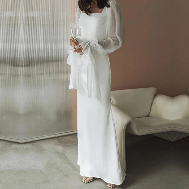 Maxikleid Langarm Festlich
