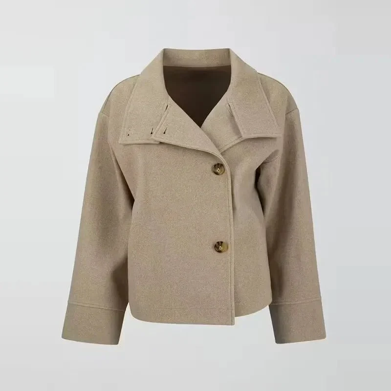 Doppelreihiger Kurzmantel Damen