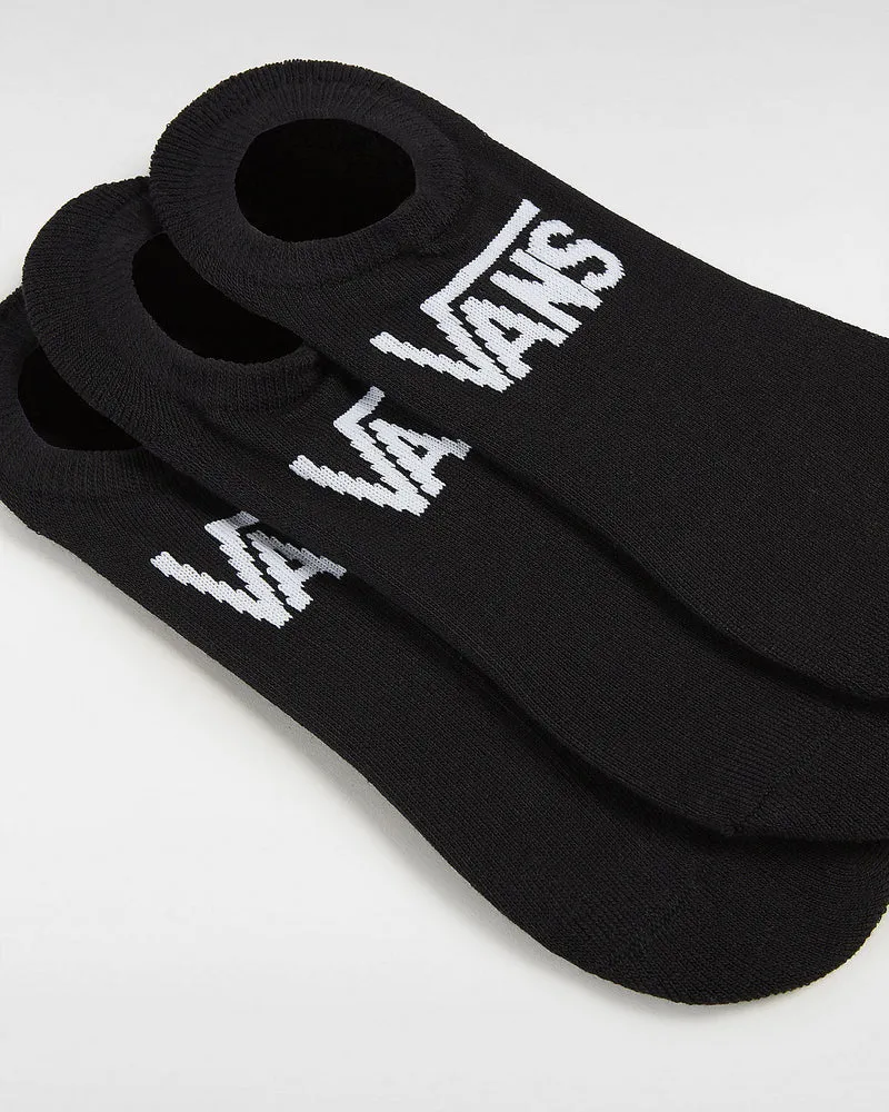 VANS Klassische Herren-Kick-Socken (3 Paar) – Schwarz