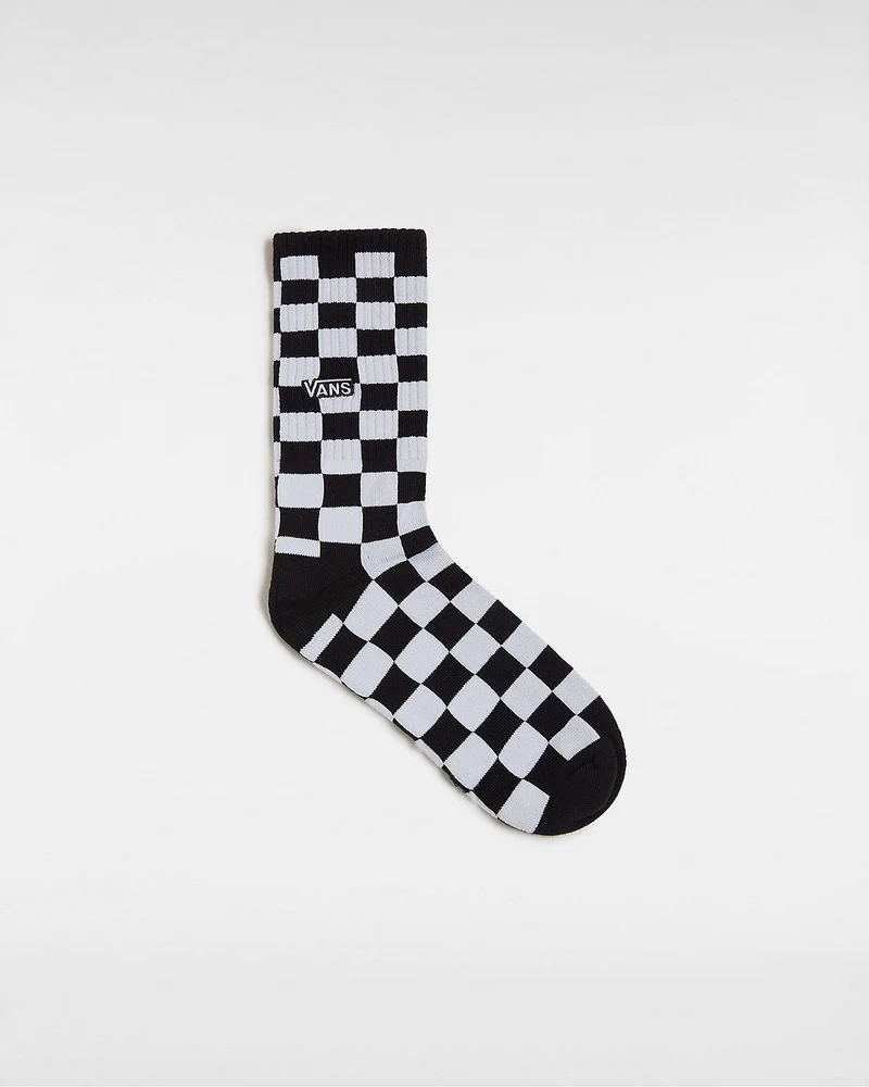 VANS Herren-Checkerboard-Crew-Socken (1 Paar) – Schwarz/Weiß
