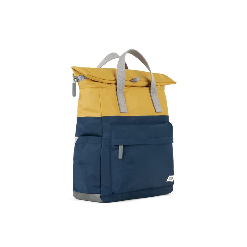 ROKA Kreativer Abfall Canfield B Midnight / Mustard Medium Recycled Nylon Bag