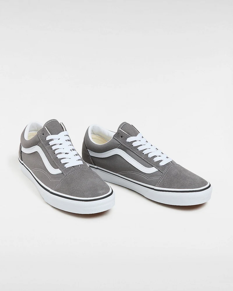 VANS Unisex-Sneaker Old Skool – Zinn/True White
