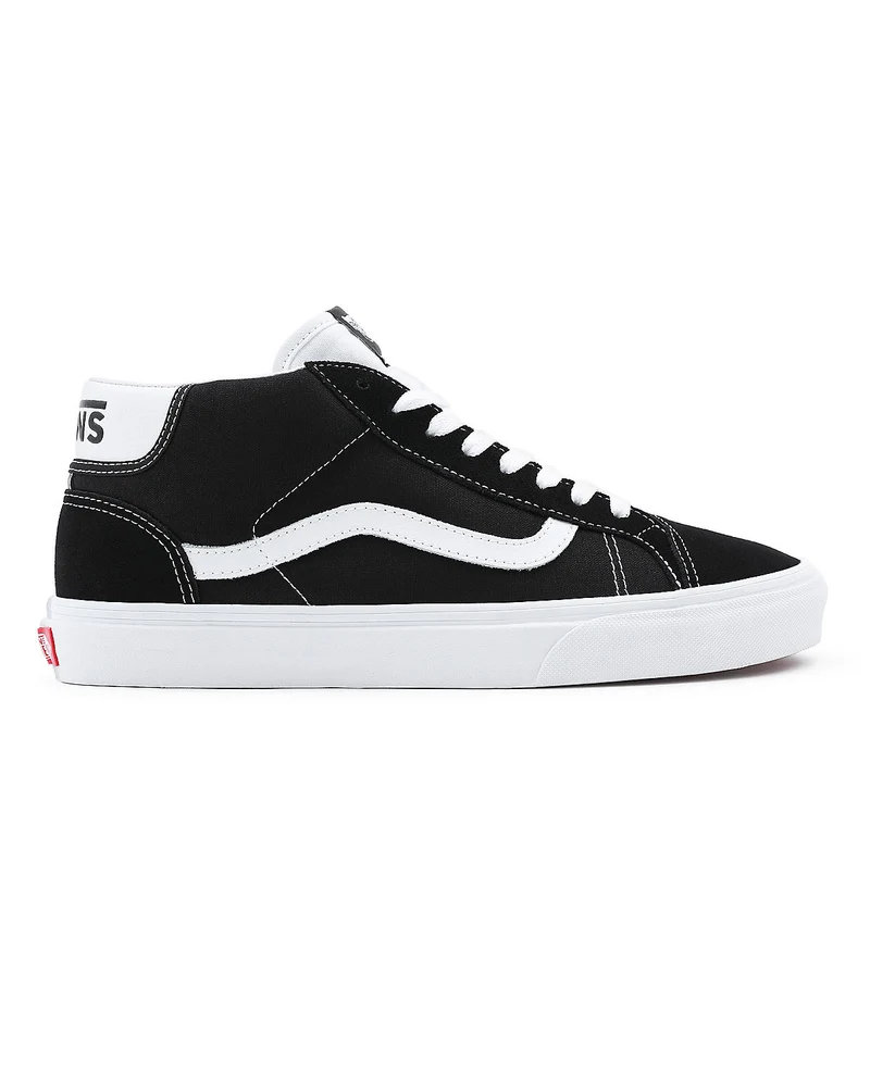 VANS Unisex-Sneaker Mid Skool 37 – Schwarz/True White