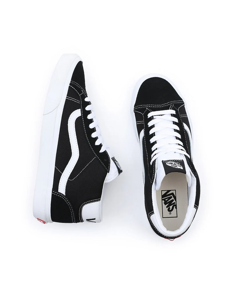 VANS Unisex-Sneaker Mid Skool 37 – Schwarz/True White