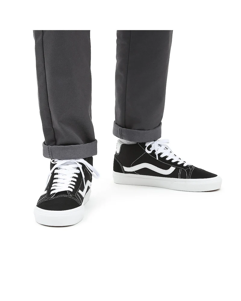 VANS Unisex-Sneaker Mid Skool 37 – Schwarz/True White