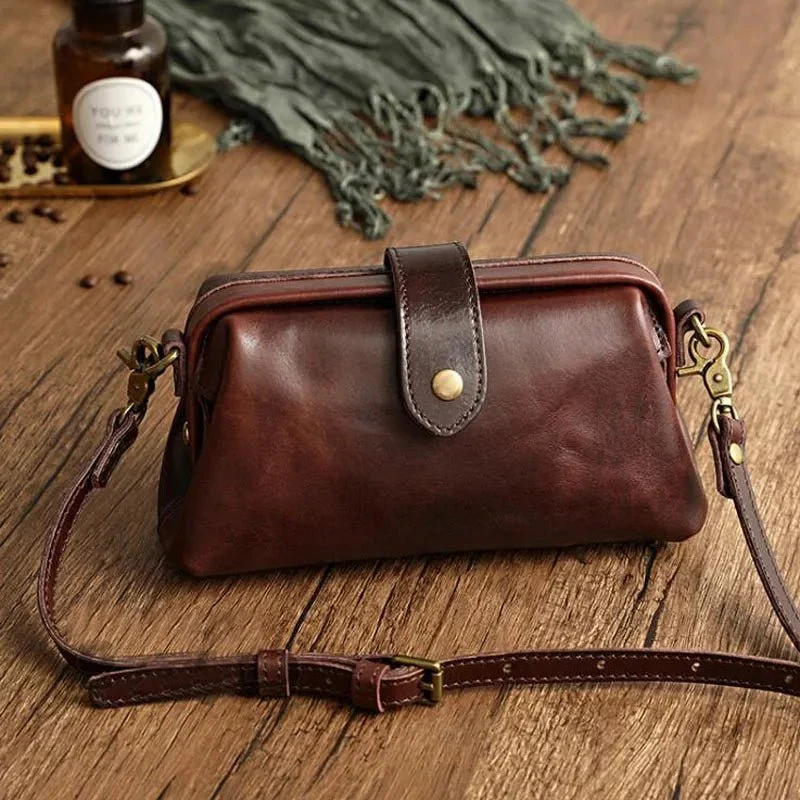 Umhängetasche Damen im Vintage-Stil
