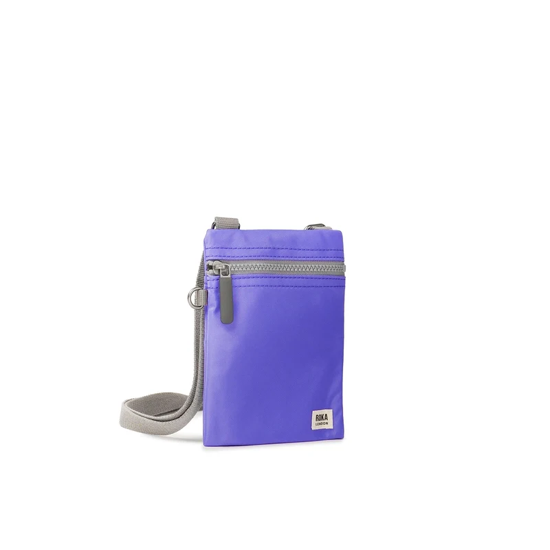 ROKA Chelsea Einfache lila Tasche aus recyceltem Nylon