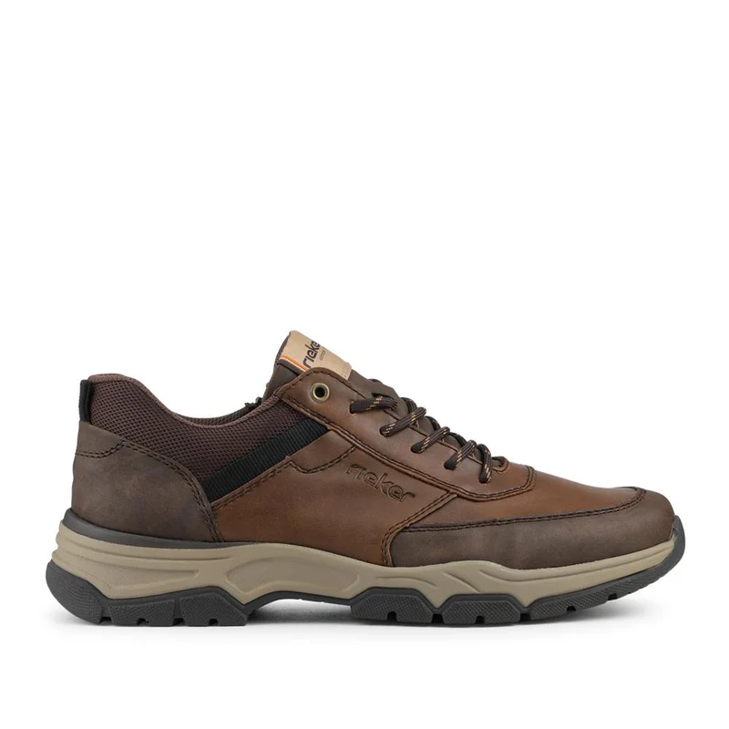 Rieker Exclusive Leather Walking Shoes - RKR42520 / 327 831 - Brown