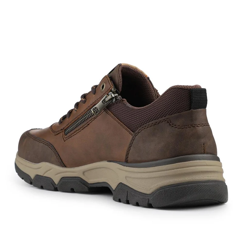 Rieker Exclusive Leather Walking Shoes - RKR42520 / 327 831 - Brown