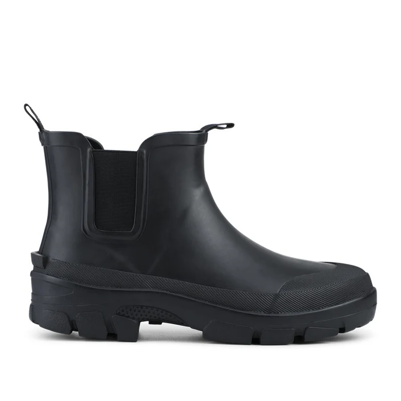 Rubber Slip On Ankle Boots - RAI42002 / 328 518 - Black