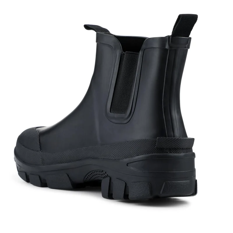 Rubber Slip On Ankle Boots - RAI42002 / 328 518 - Black