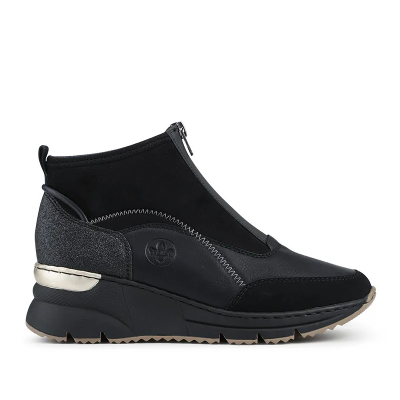 Slip-On Wedge Ankle Boots - RKR42533 / 327 696 - Black