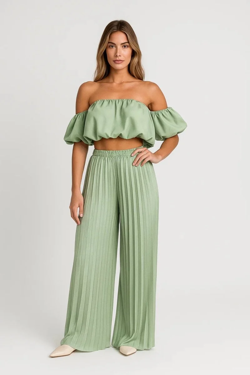 Zweiteiler Set Top Hose Elegant