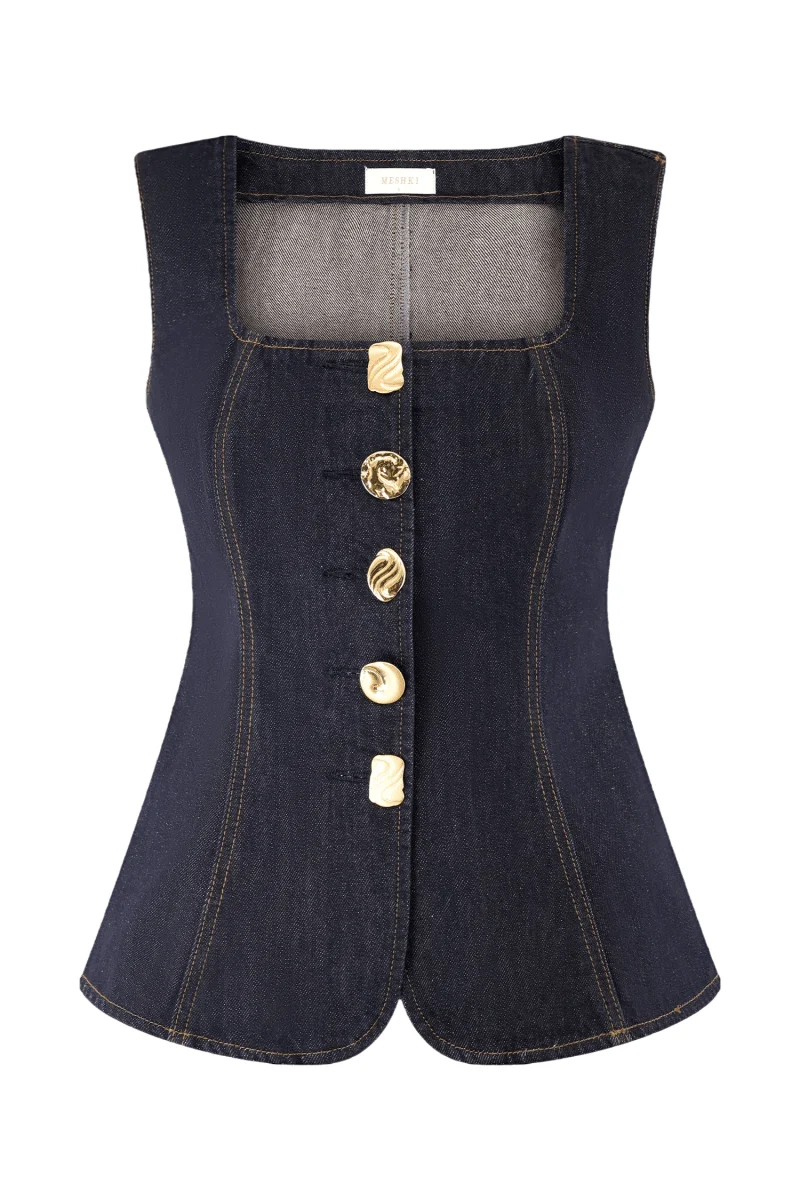 Elegantes Zweiteiler Set Weste Hose