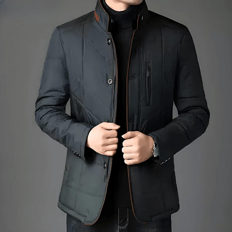 Steppjacke Stehkragen Herren Elegant