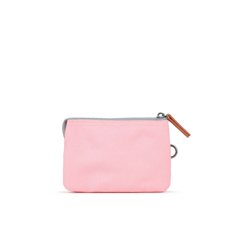 ROKA Carnaby Kleine Handtasche aus recyceltem Canvas mit Rosenmuster