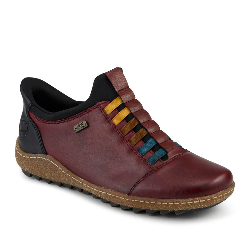 Rieker Leather Slip On Trainers - RKR42532 / 327 699