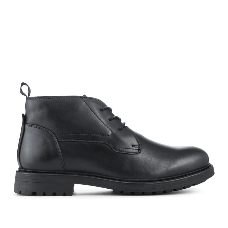 Smart Premium Leather Chukka Boots - JFOOT42027 / 328 338 - Black