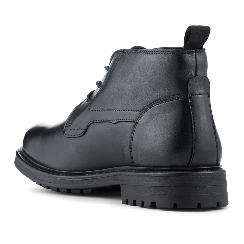 Smart Premium Leather Chukka Boots - JFOOT42027 / 328 338 - Black