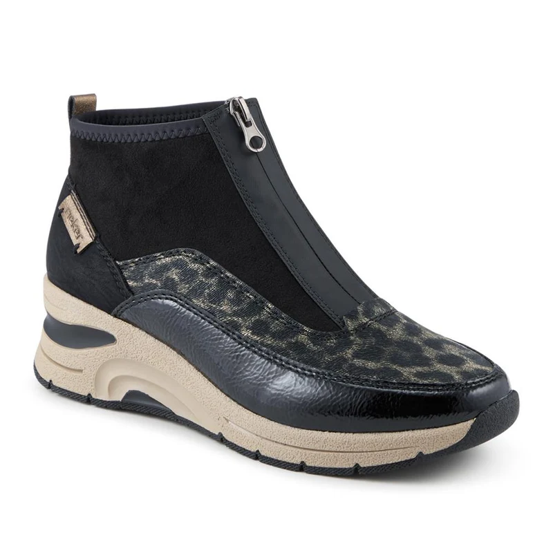 Zip-Up Chunky Ankle Boots - RKR40506 / 325 663