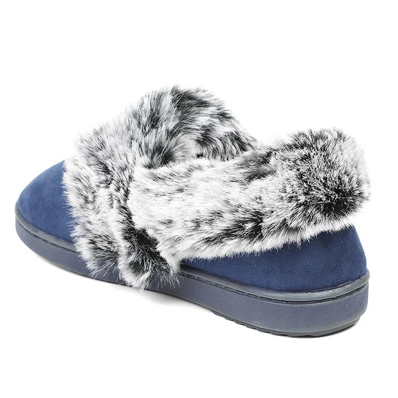 Luxury Velour Cushioned Slippers - GALOP42000 / 328 069 - Navy