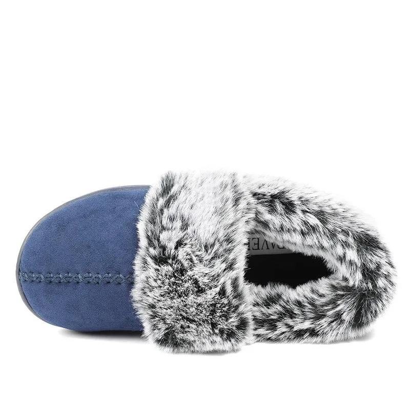 Luxury Velour Cushioned Slippers - GALOP42000 / 328 069 - Navy