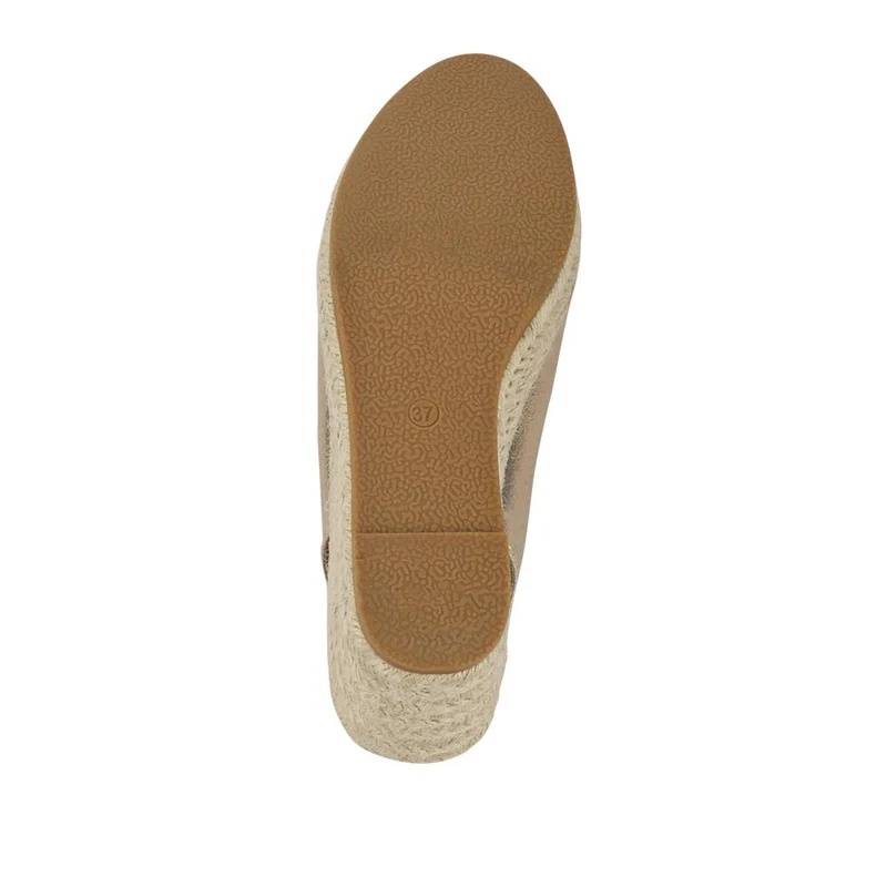 Slip-On Espadrilles - HUANG39005 / 324 902 - Gold