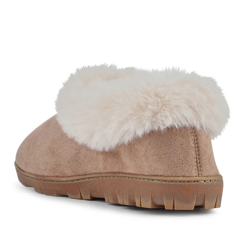 Memory Foam Slippers - QING42002 / 327 930 - Taupe