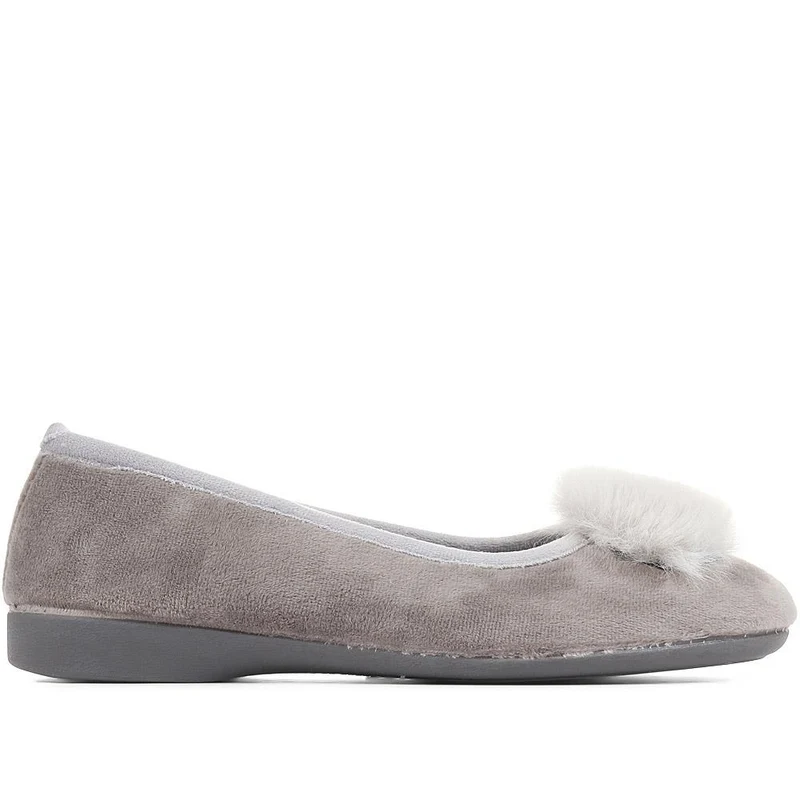 Ballerina Slippers - FEVI36011 / 322 745 - Grey