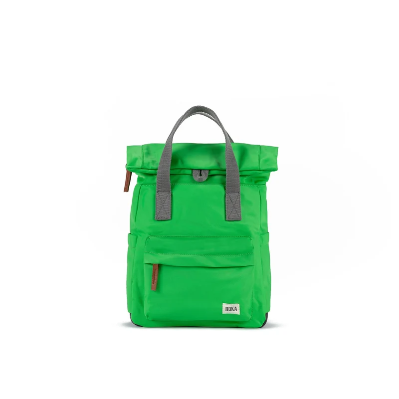 ROKA Canfield B Kelly Green Kleine Tasche aus recyceltem Nylon