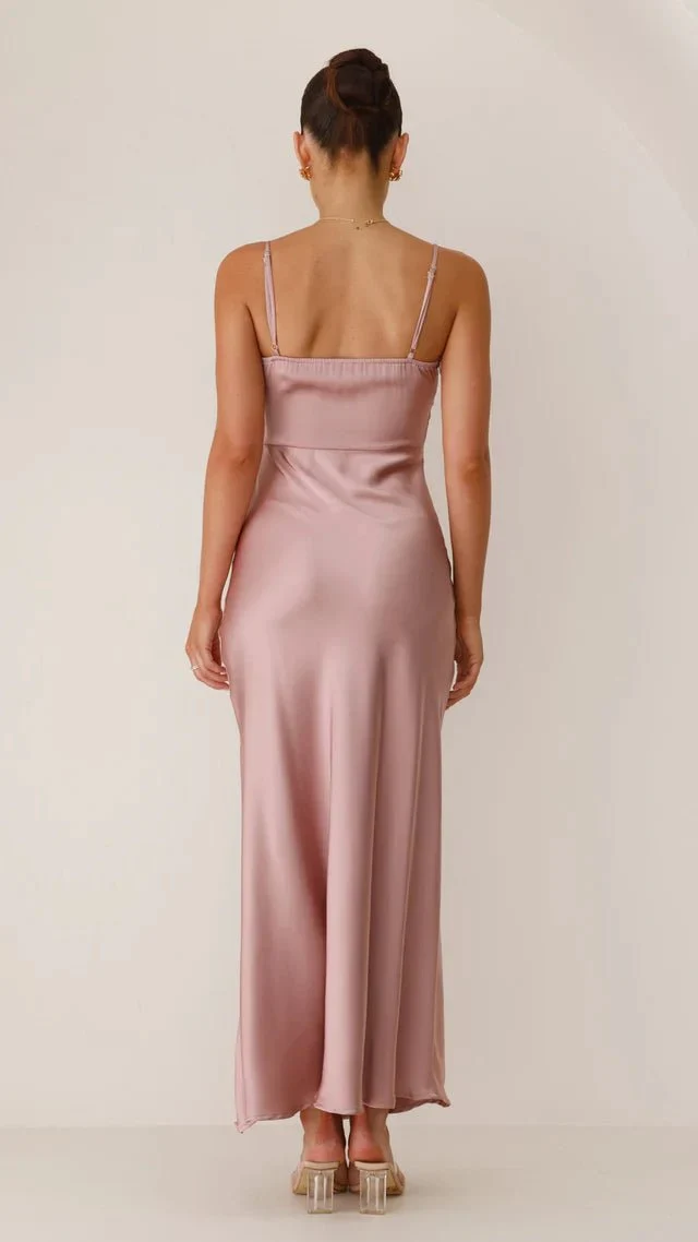 Maxikleid Sommer mit Spaghettiträgern