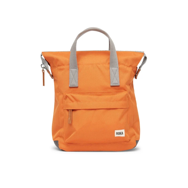 ROKA Bantry Kleine Tasche aus recyceltem Canvas, Atomic Orange