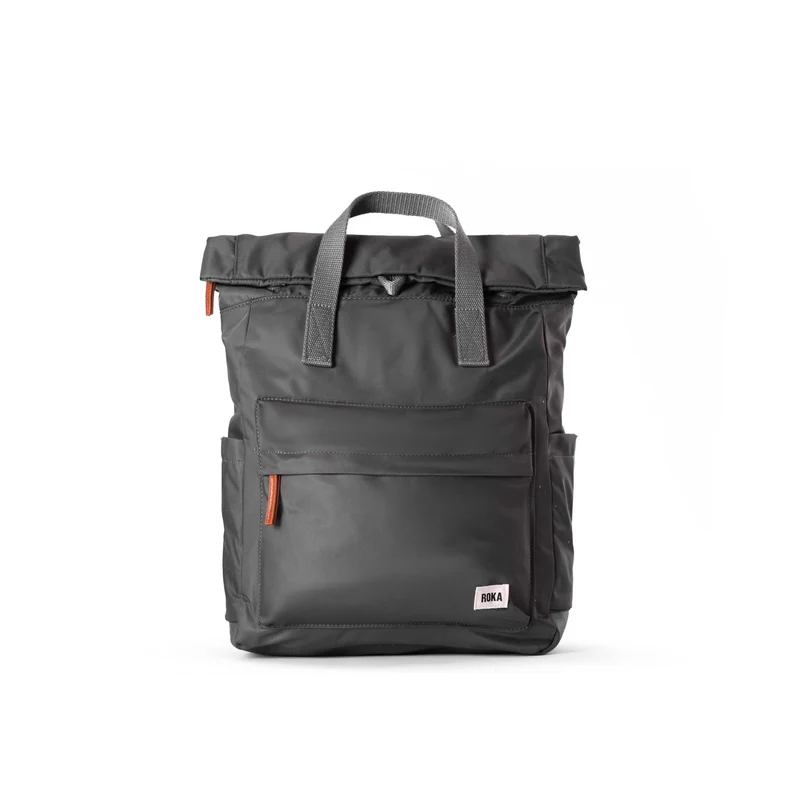 ROKA Canfield B Graphit Medium Tasche aus recyceltem Nylon