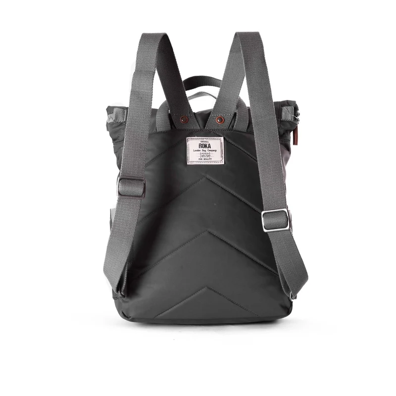 ROKA Canfield B Graphit Medium Tasche aus recyceltem Nylon