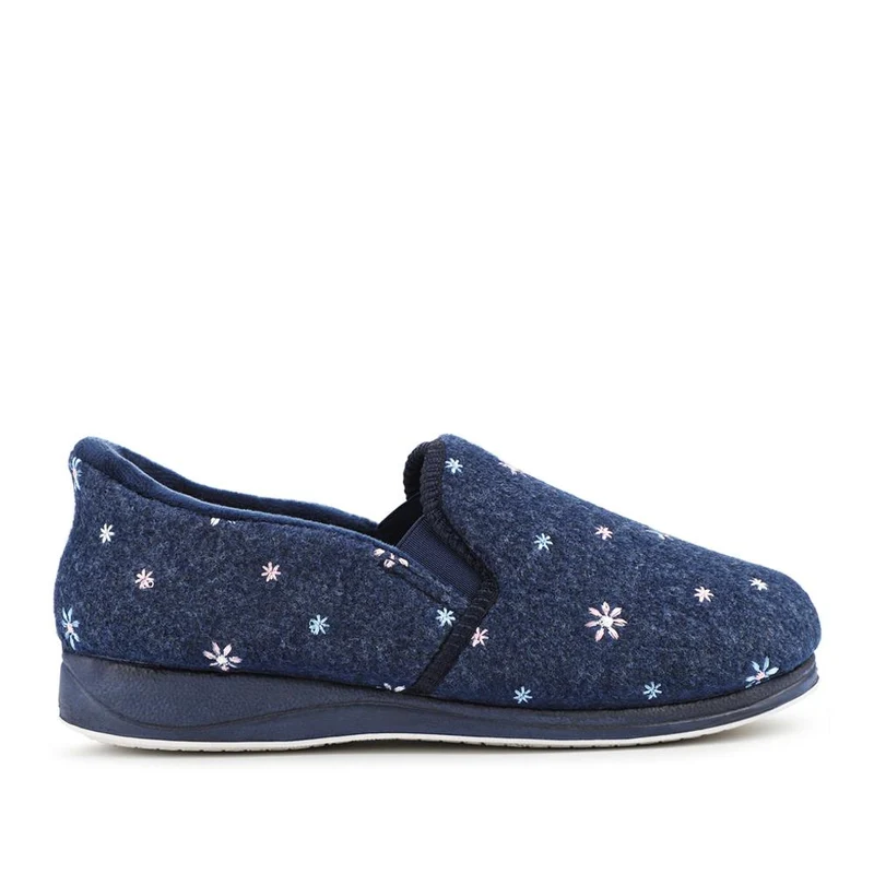 Easy Step In Memory Foam Slippers - QING42015 / 327 960 - Navy