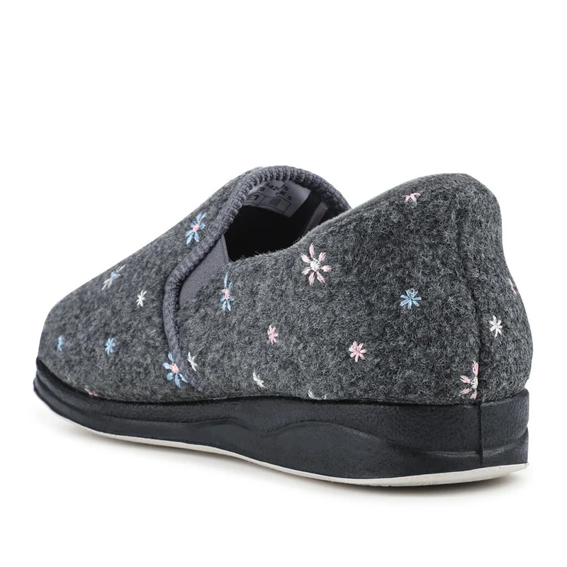 Easy Step In Memory Foam Slippers - QING42015 / 327 960 - Grey