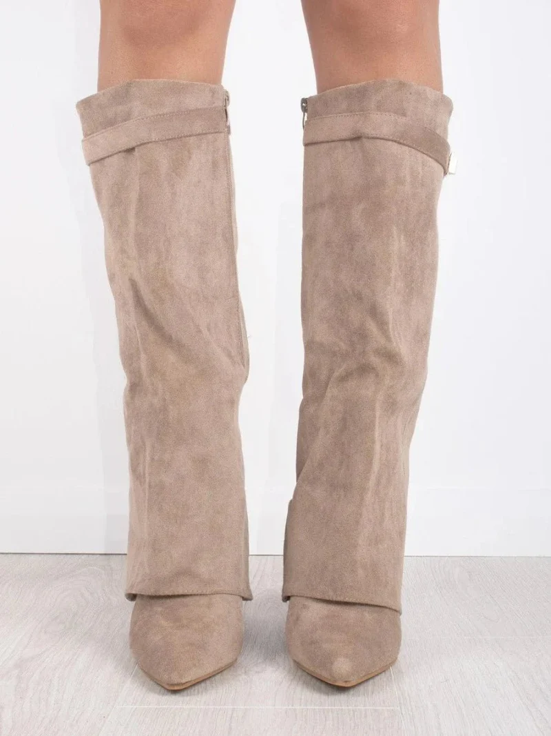 Overknee Stiefel Slouchy Damen
