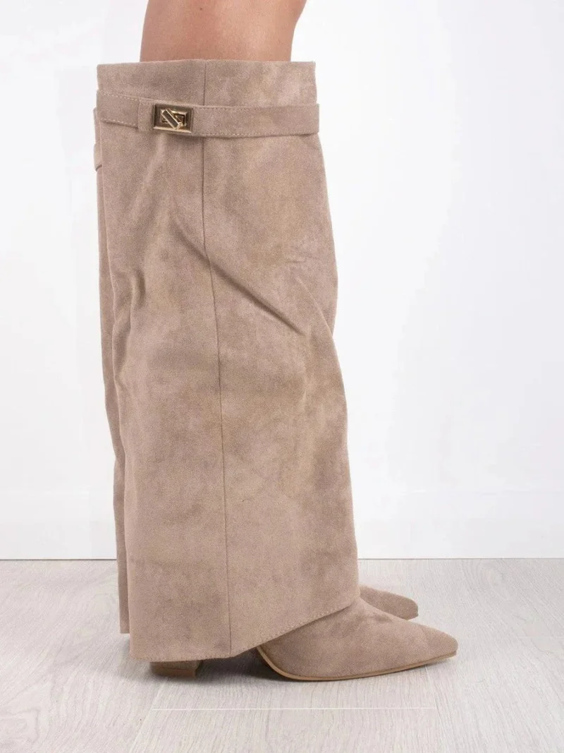 Overknee Stiefel Slouchy Damen