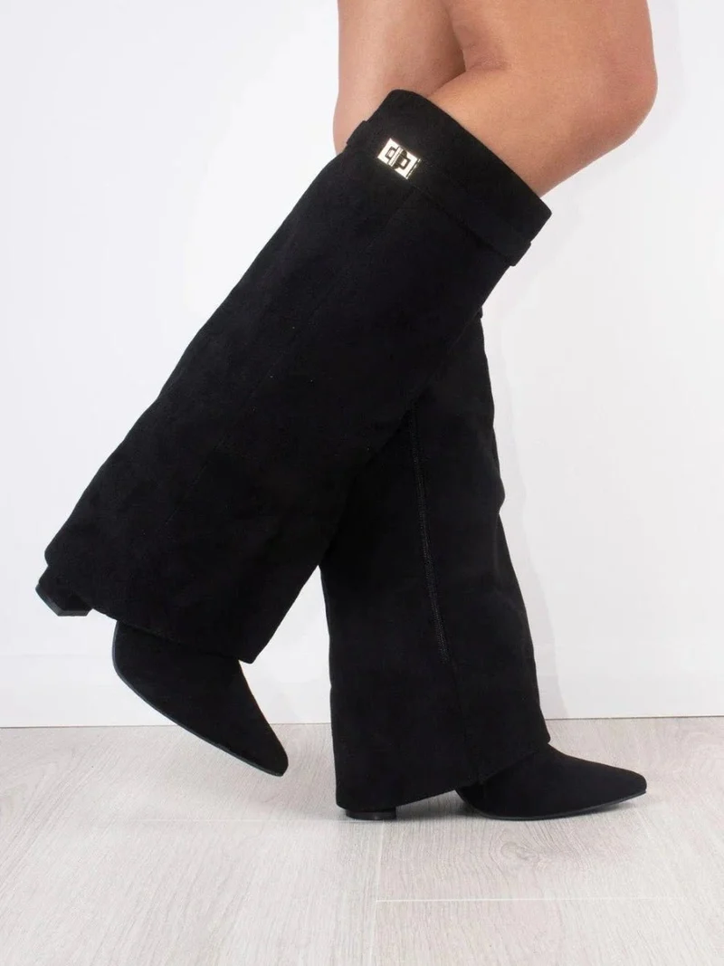 Overknee Stiefel Slouchy Damen