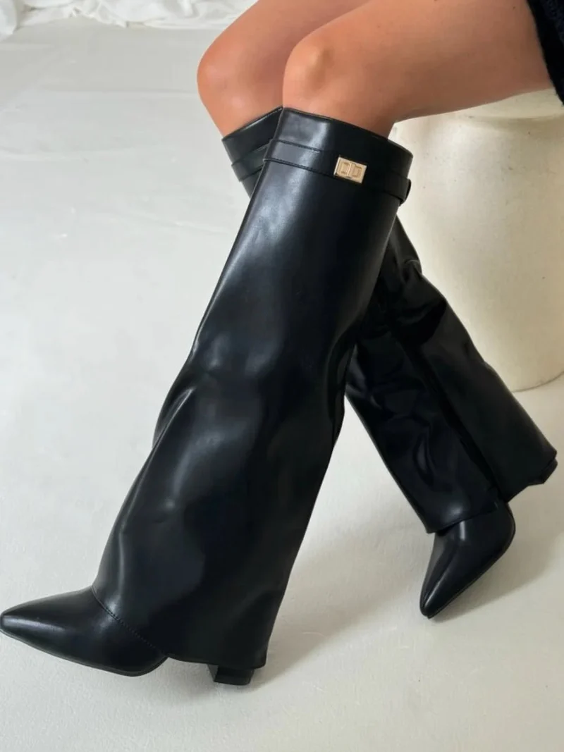 Overknee Stiefel Slouchy Damen