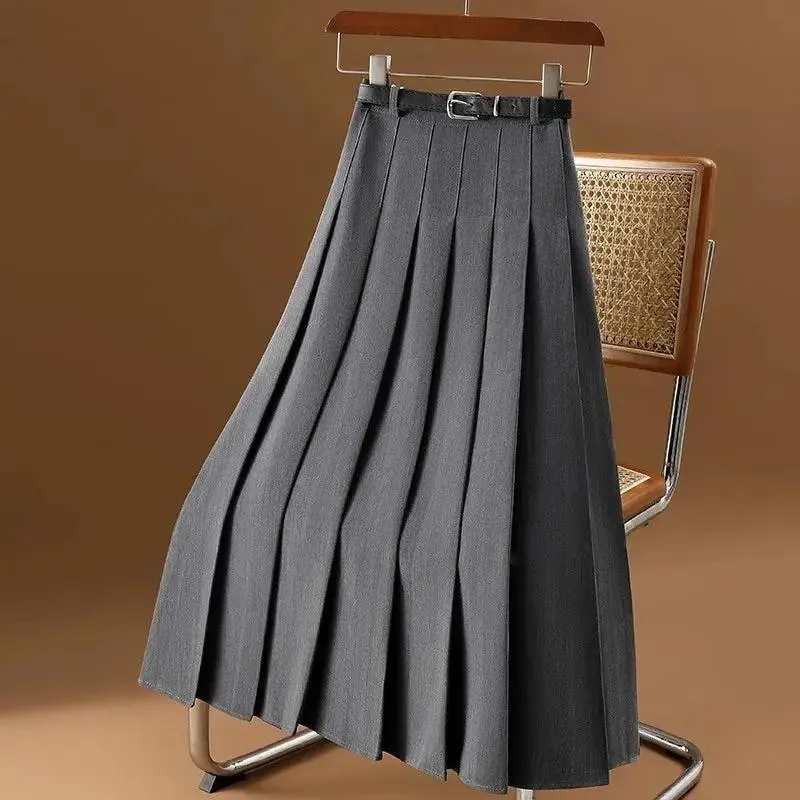 Tüllrock Damen Plissiert Midi