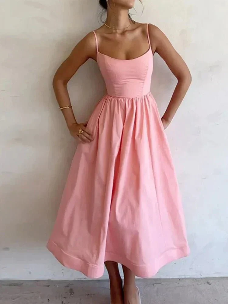 Ärmelloses Festliches Kleid Damen