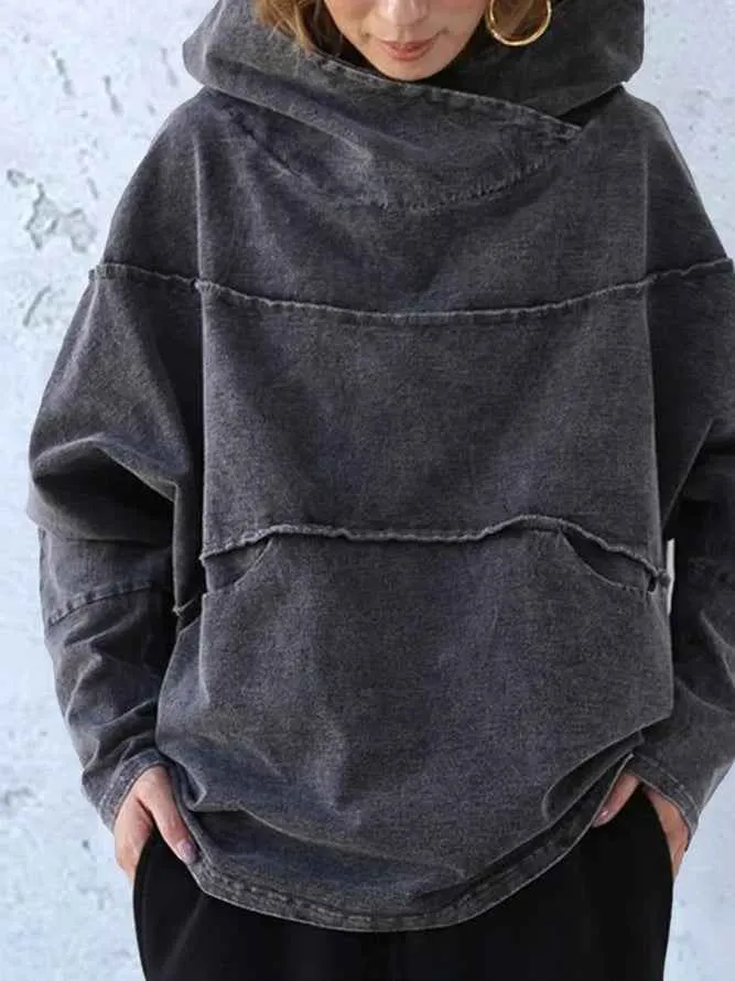 Washed-Look Hoodie
