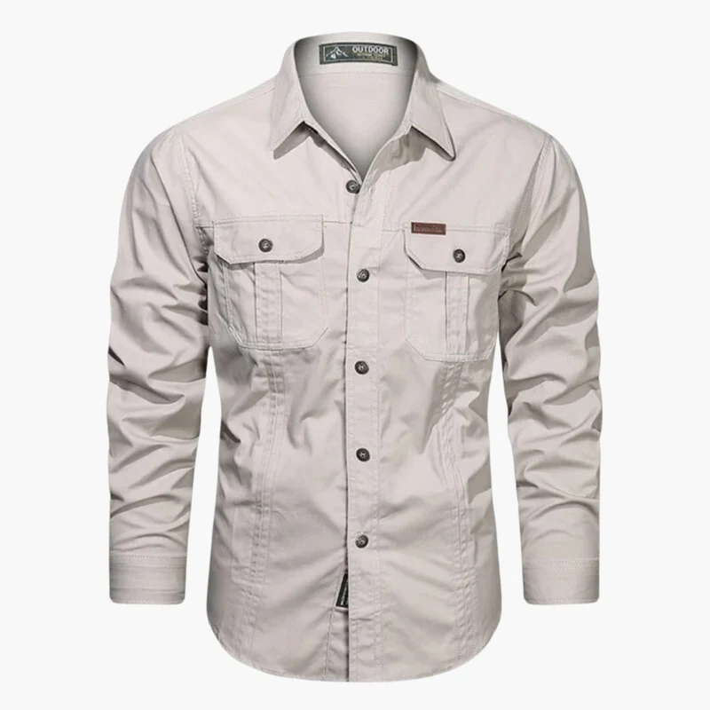 Freizeithemd Herren Langarm Casual