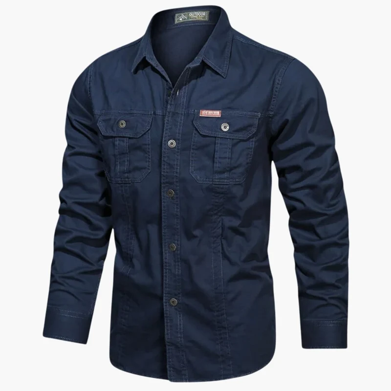 Freizeithemd Herren Langarm Casual