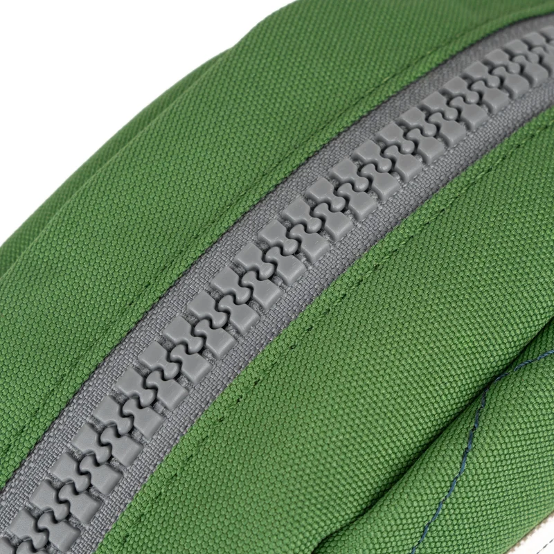 ROKA Kreativer Abfall Paddington B Tiefblaue / Laubgrüne Tasche aus recyceltem Canvas