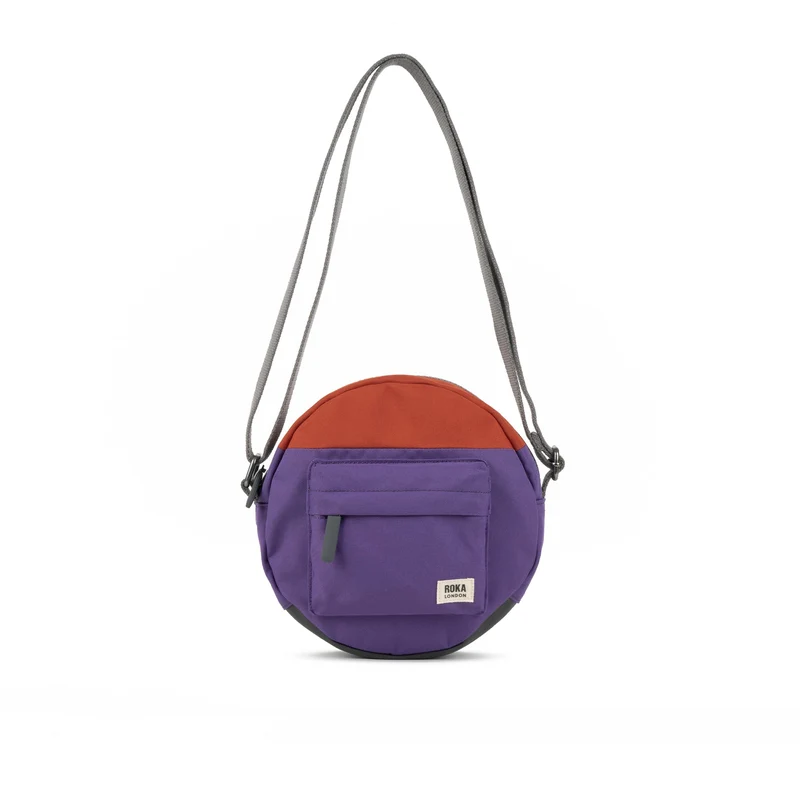 ROKA Kreativer Abfall Paddington B Imperial Purple / Rooibos Einheitsgröße Recycelte Canvas-Tasche
