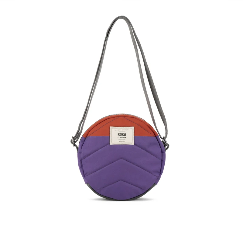 ROKA Kreativer Abfall Paddington B Imperial Purple / Rooibos Einheitsgröße Recycelte Canvas-Tasche