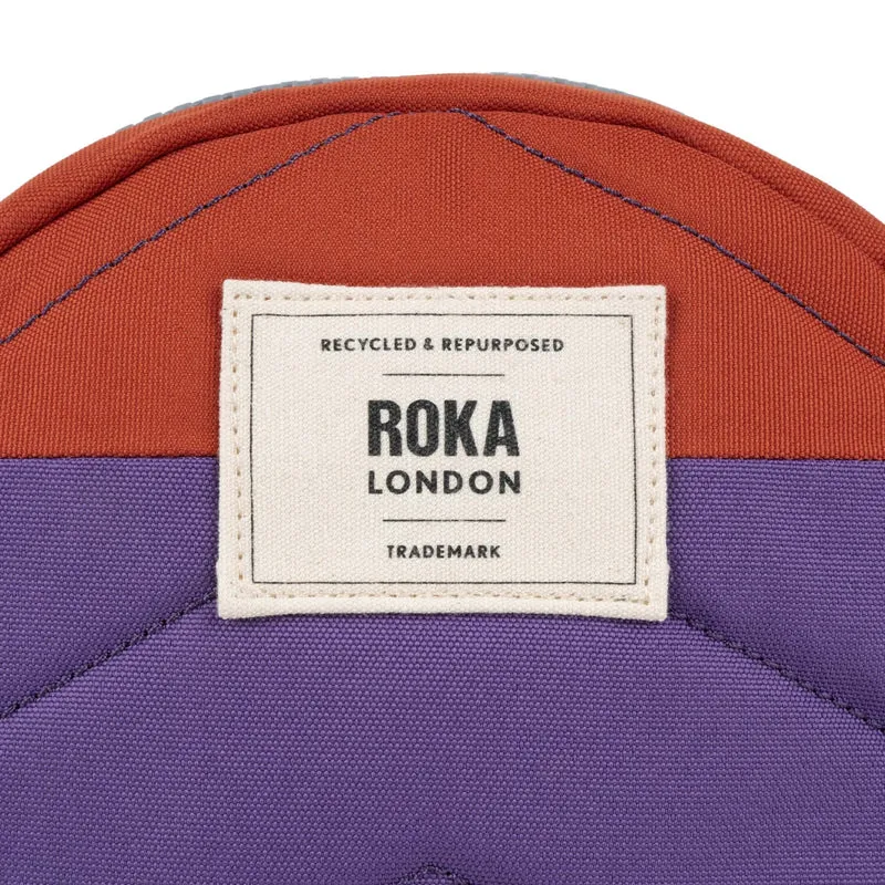 ROKA Kreativer Abfall Paddington B Imperial Purple / Rooibos Einheitsgröße Recycelte Canvas-Tasche