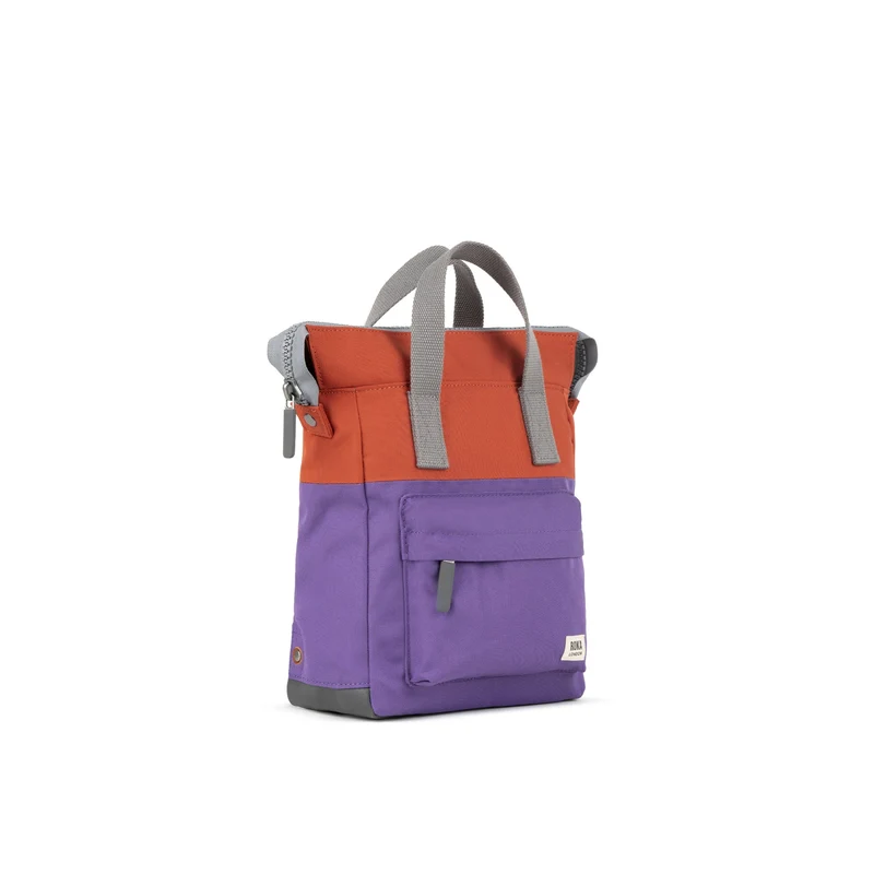 ROKA Kreativer Abfall Bantry B Imperial Purple/Rooibos Kleine Tasche aus recyceltem Canvas